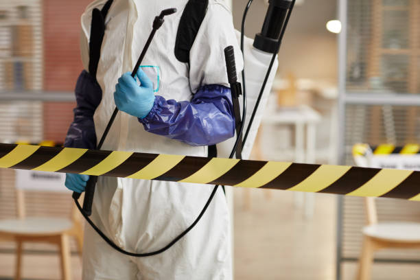 Professional Biohazard technician working in Waterville Valley, NH
